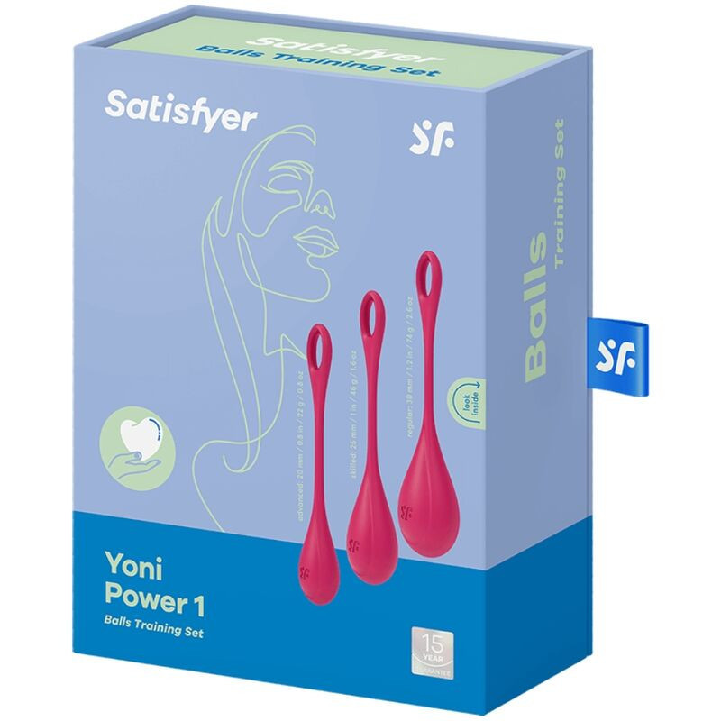 SATISFYER YONI POWER 2 KIT DE ENTRENAMIENTO AZUL