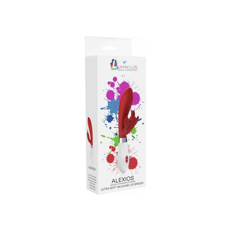 ALEXIOS ULTRA SOFT SILICONE 10 SPEEDS ROJO
