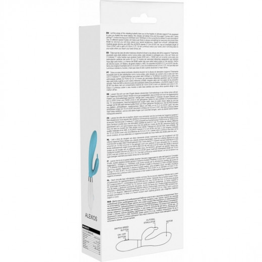 ALEXIOS ULTRA SOFT SILICONE 10 SPEEDS TURQUESA