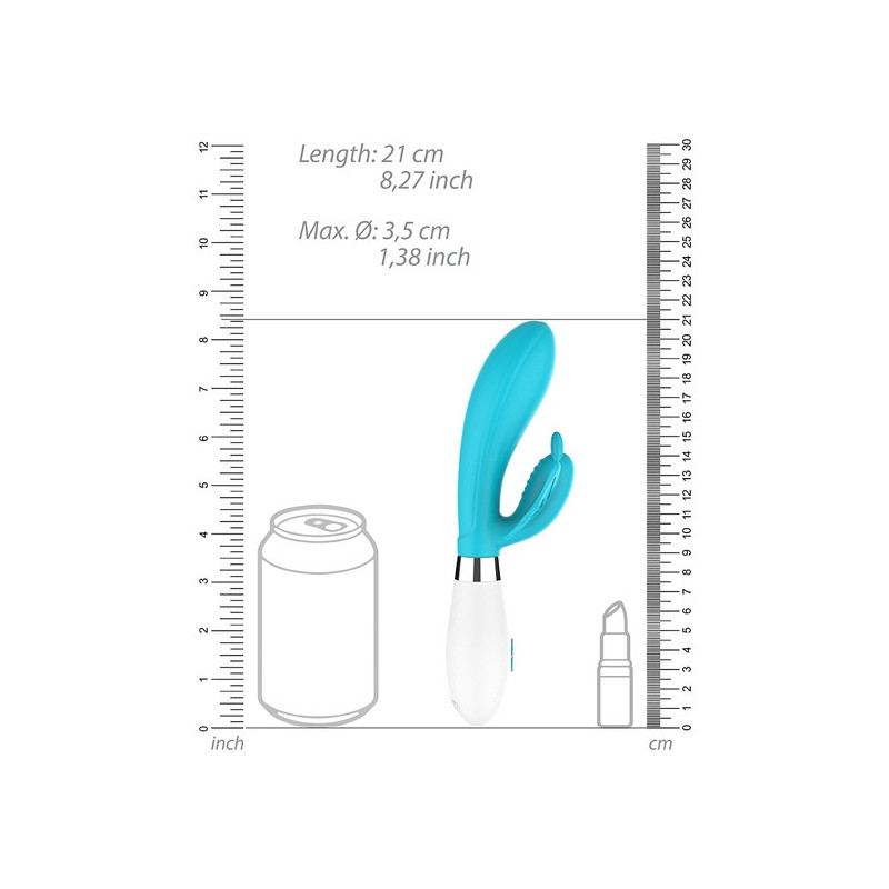 ALEXIOS ULTRA SOFT SILICONE 10 SPEEDS TURQUESA