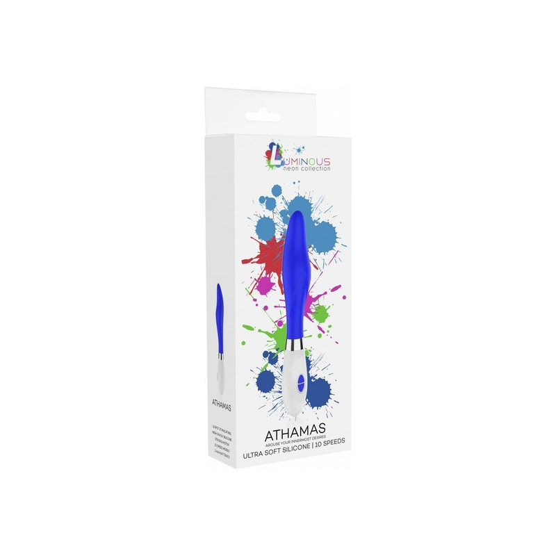 ATHAMAS ULTRA SOFT SILICONE 10 SPEEDS AZUL