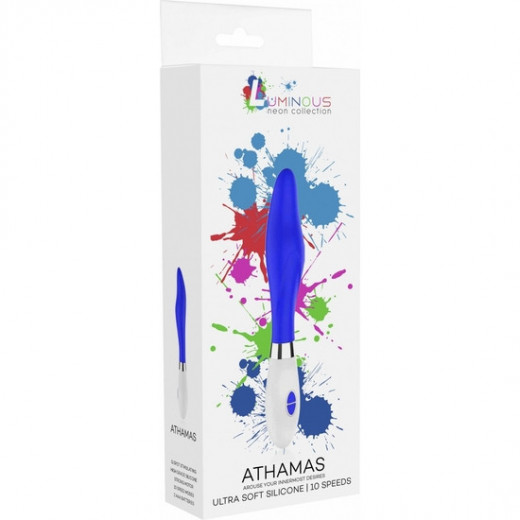 ATHAMAS ULTRA SOFT SILICONE 10 SPEEDS AZUL