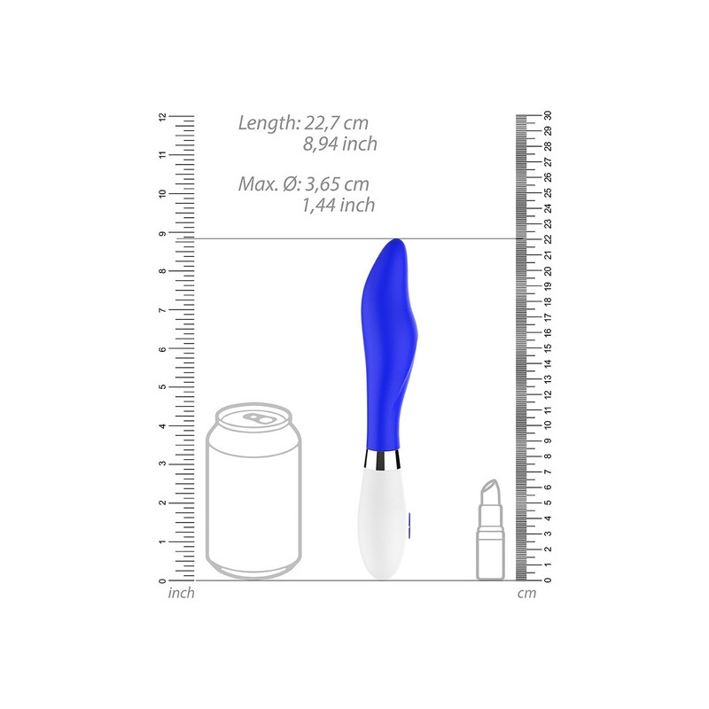 ATHAMAS ULTRA SOFT SILICONE 10 SPEEDS AZUL