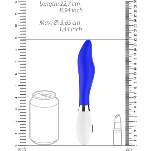 ATHAMAS ULTRA SOFT SILICONE 10 SPEEDS AZUL