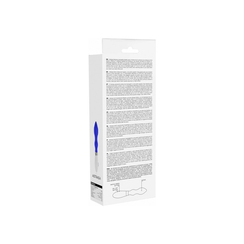 ASTRAEA ULTRA SOFT SILICONE 10 SPEEDS AZUL