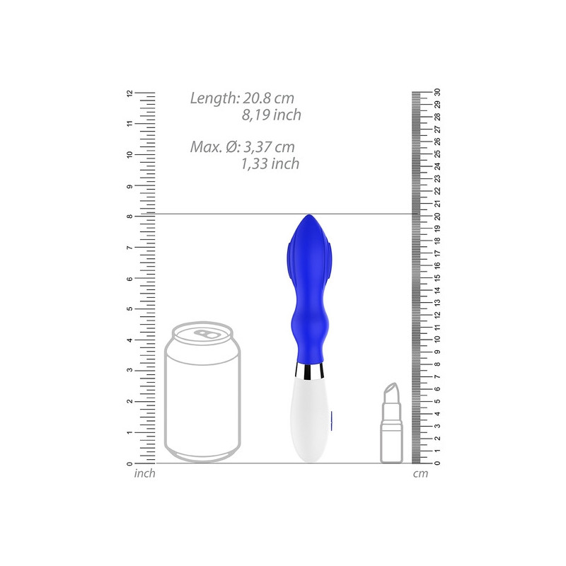 ASTRAEA ULTRA SOFT SILICONE 10 SPEEDS AZUL