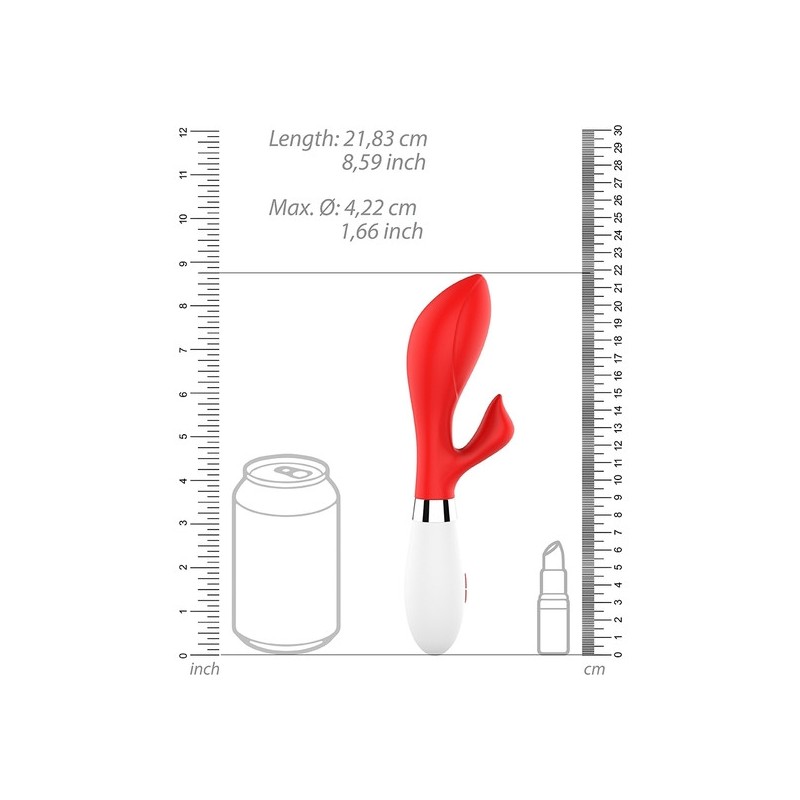 ACHELOIS ULTRA SOFT SILICONE 10 SPEEDS ROJO