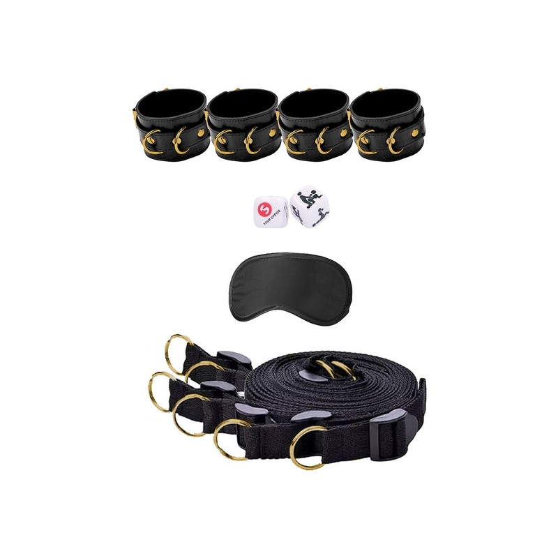 BED BINDINGS RESTRAINT SYSTEM LIMITED EDITION GOLD