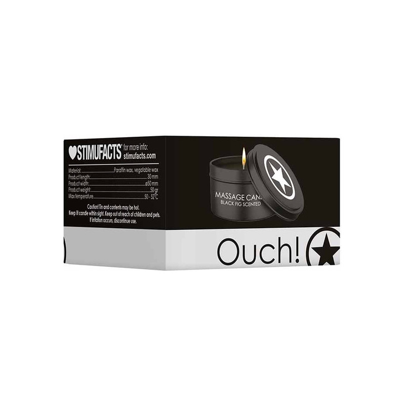 MASSAGE CANDLE DISOBEDIENT SCENTED NEGRO