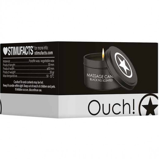 MASSAGE CANDLE DISOBEDIENT SCENTED NEGRO