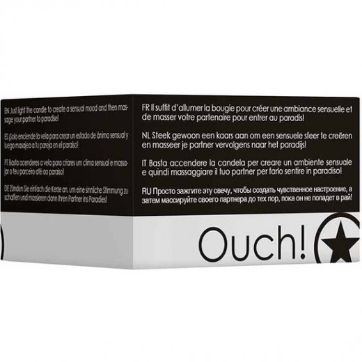 MASSAGE CANDLE DISOBEDIENT SCENTED NEGRO