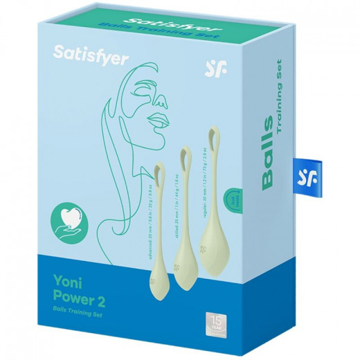 SATISFYER YONI POWER 2 KIT DE ENTRENAMIENTO AZUL