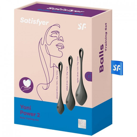 SATISFYER YONI POWER 2 KIT DE ENTRENAMIENTO AZUL