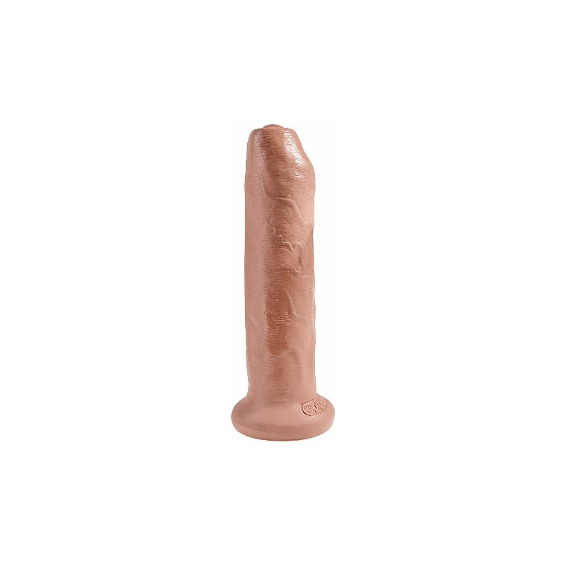 UNCUT 19CM PENE REALISTA CON PREPUCIO MoVIL MULATO