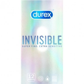 DUREX INVISIBLE EXTRA FINO 12 UDS