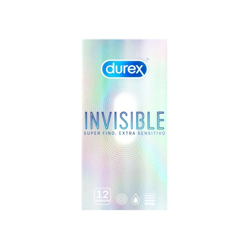 DUREX INVISIBLE EXTRA FINO 12 UDS