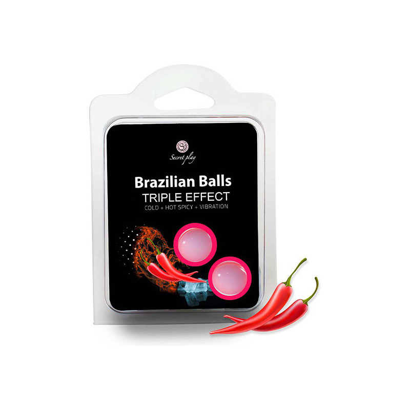 SECRET PLAY SET 2 BRAZILIAN BALLS TRIPLE EFECTO
