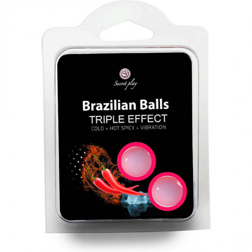 SECRET PLAY SET 2 BRAZILIAN BALLS TRIPLE EFECTO