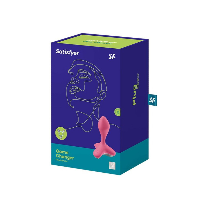 SATISFYER GAME CHANGER VIBRADOR ANAL ROSA