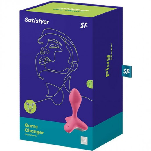 SATISFYER GAME CHANGER VIBRADOR ANAL ROSA