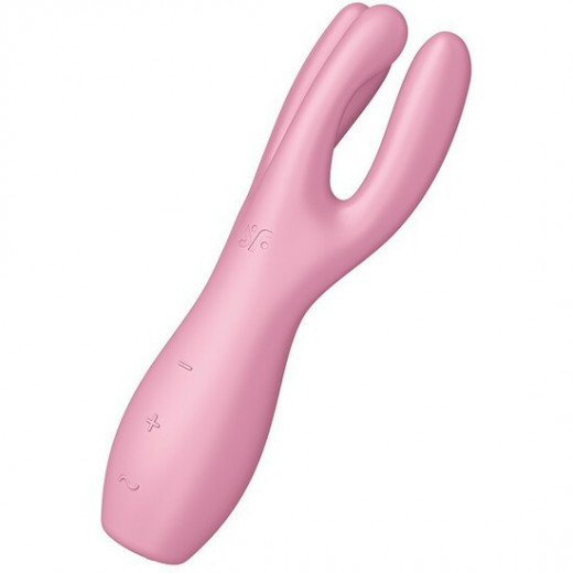 SATISFYER THREESOME 3 LAY ON VIBRADOR ROSA