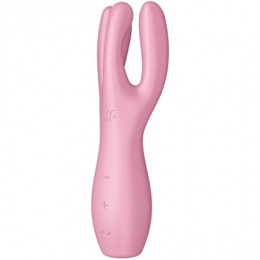 SATISFYER THREESOME 3 LAY ON VIBRADOR ROSA