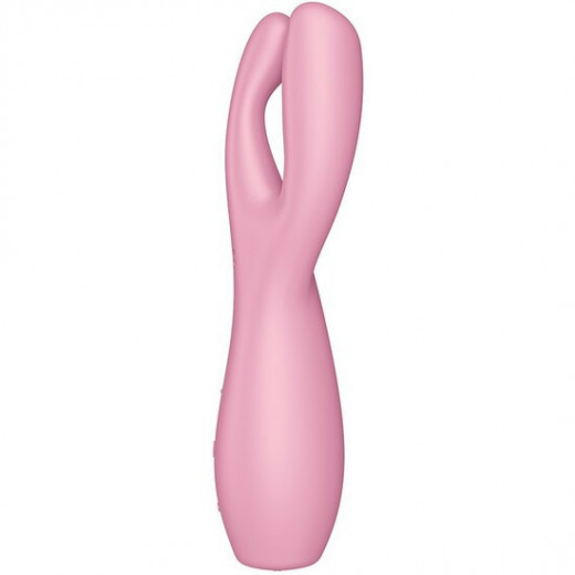 SATISFYER THREESOME 3 LAY ON VIBRADOR ROSA