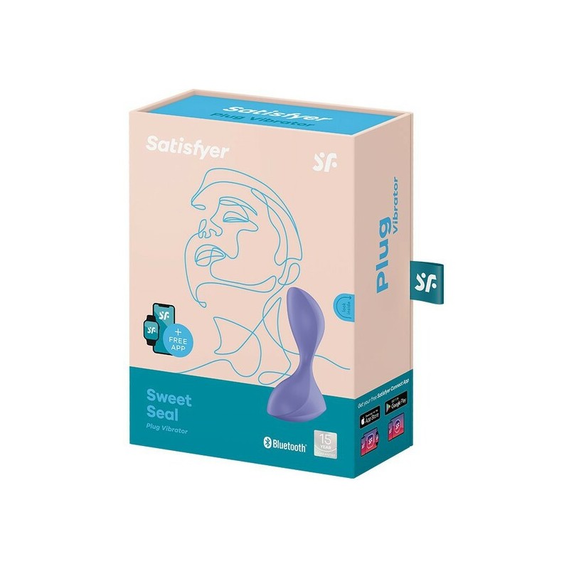 SATISFYER SWEET SEAL VIBRADOR ANAL MORADO