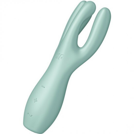 SATISFYER THREESOME 3 LAY ON VIBRADOR VERDE