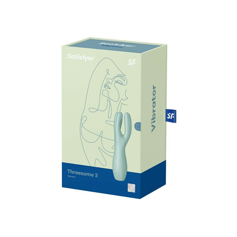 SATISFYER THREESOME 3 LAY ON VIBRADOR VERDE