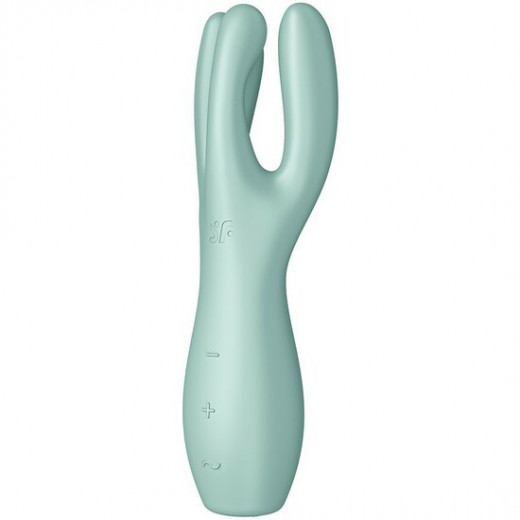 SATISFYER THREESOME 3 LAY ON VIBRADOR VERDE