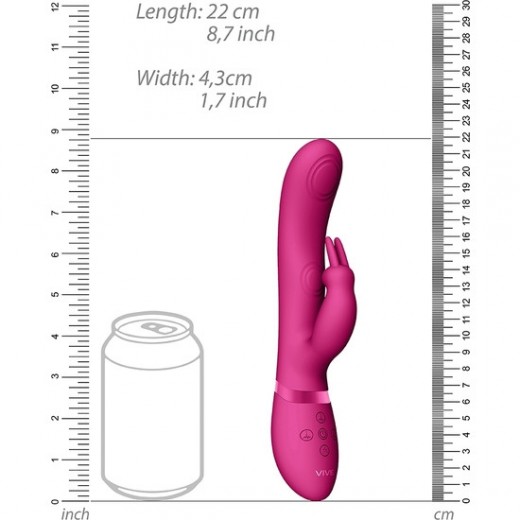 MAY DOBLE DE ONDAS DE PULSO Y VIBRACIoN PARA EL PUNTO C Y EL PUNTO G RABBIT FUCSIA