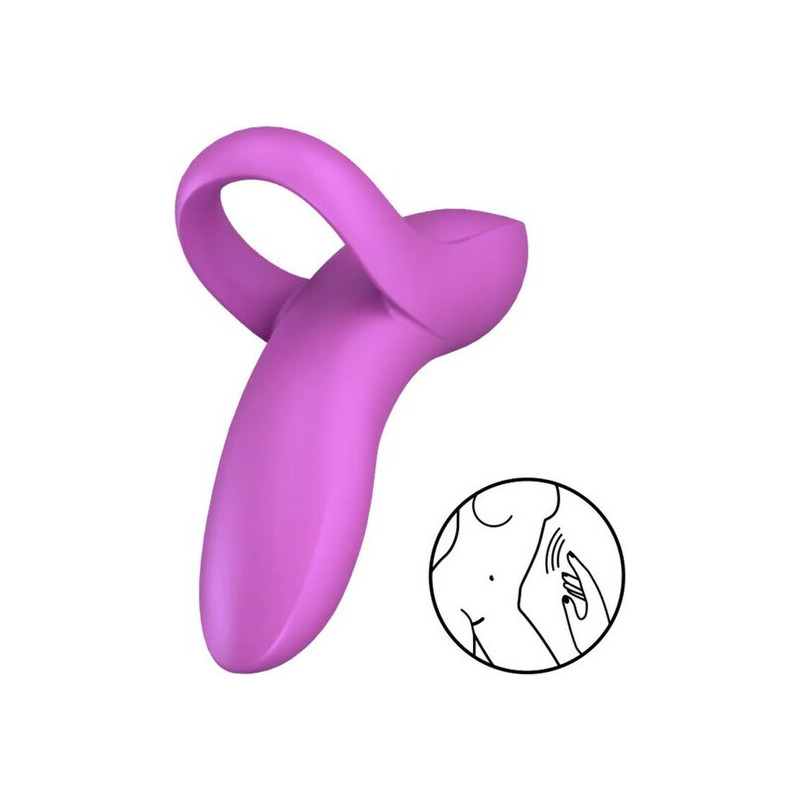 SATISFYER BOLD LOVER DEDAL VIBRADOR MORADO