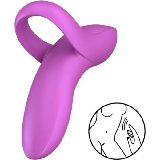 SATISFYER BOLD LOVER DEDAL VIBRADOR MORADO