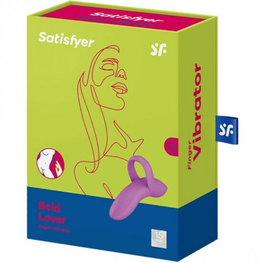SATISFYER BOLD LOVER DEDAL VIBRADOR MORADO