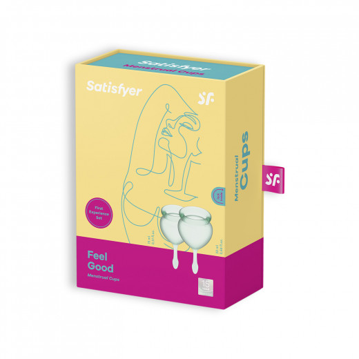 SATISFYER FEEL GOOD COPA MENSTRUAL VERDE OSCURO