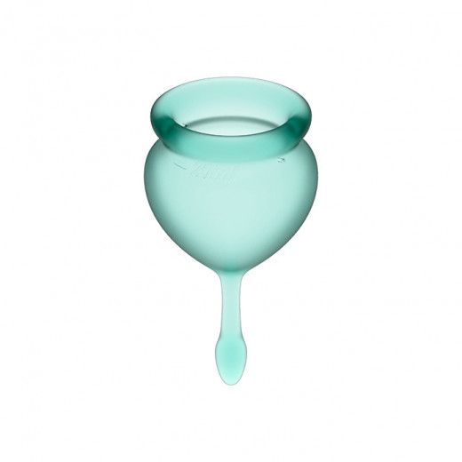 SATISFYER FEEL GOOD COPA MENSTRUAL VERDE OSCURO