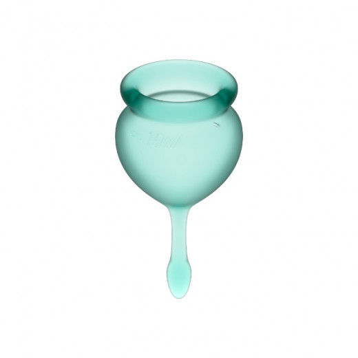 SATISFYER FEEL GOOD COPA MENSTRUAL VERDE OSCURO