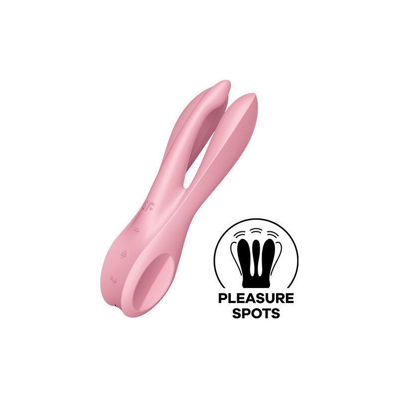 SATISFYER THREESOME 1 ROSA