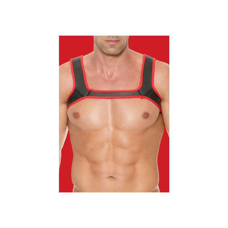 OUCH PUPPY PLAY ARNeS DE NEOPRENO ROJO
