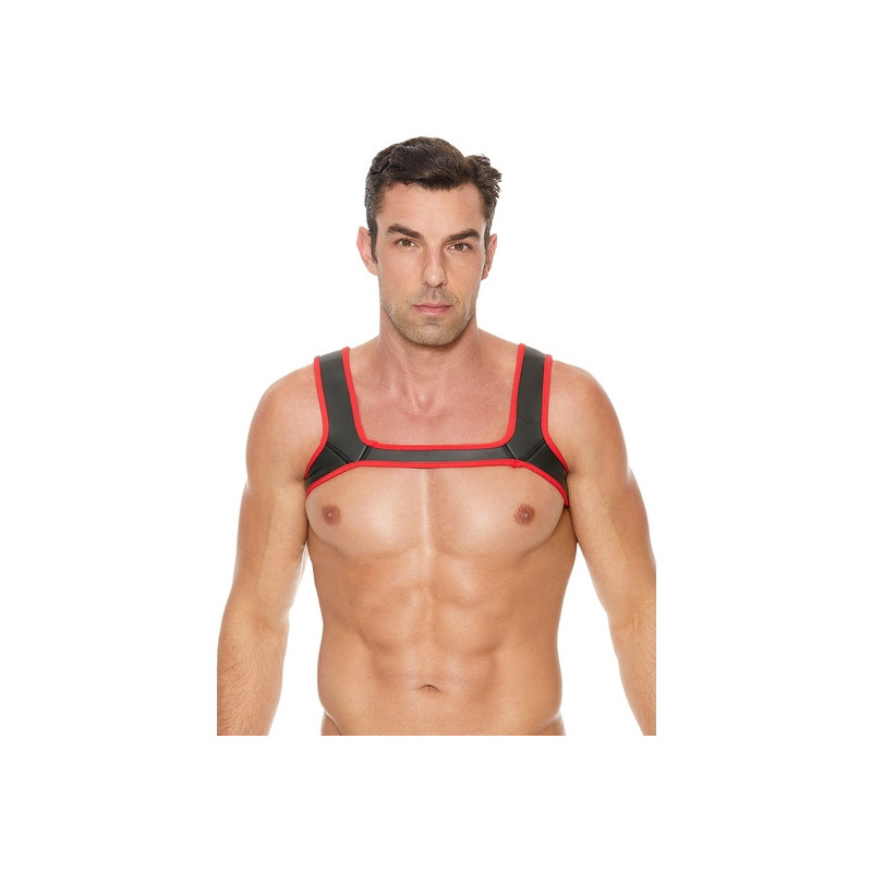 OUCH PUPPY PLAY ARNeS DE NEOPRENO ROJO