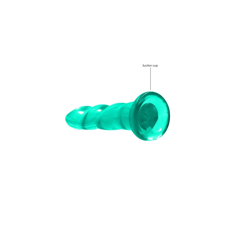 REALROCK DILDO APTO PARA USO VAGINAL Y ANAL 7 17 CM TURQUESA