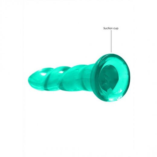 REALROCK DILDO APTO PARA USO VAGINAL Y ANAL 7 17 CM TURQUESA