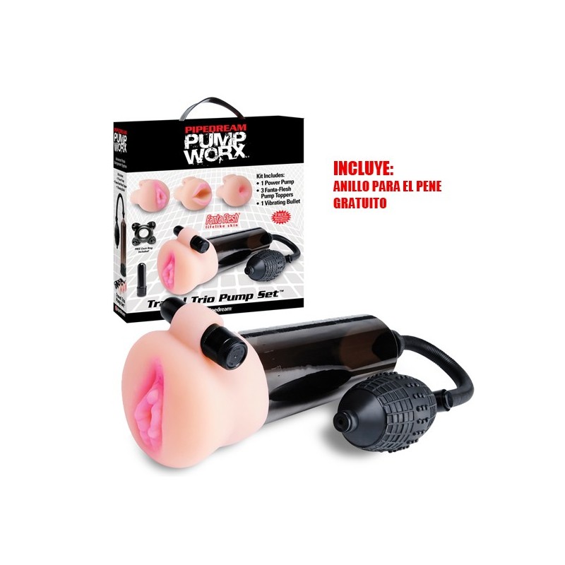 Pump Worx Bomba De Succion Con Masturbador - Sexshop Online Sex Place