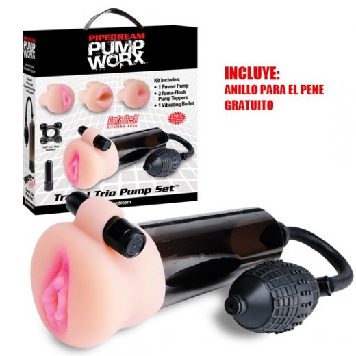 Pump Worx Bomba De Succion Con Masturbador - Sexshop Online Sex Place