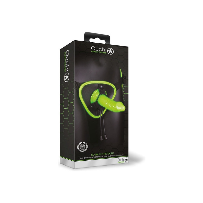 OUCH ARNeS CON STRAP ON Y BRILLO EN LA OSCURIDAD GLOW IN THE DARK