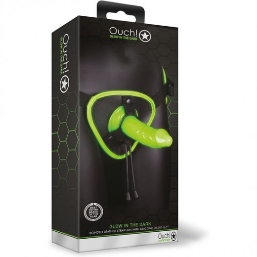 OUCH ARNeS CON STRAP ON Y BRILLO EN LA OSCURIDAD GLOW IN THE DARK