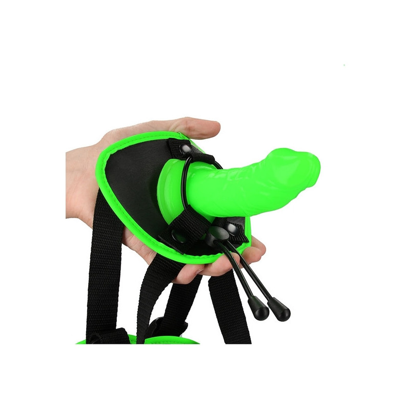 OUCH ARNeS CON STRAP ON Y BRILLO EN LA OSCURIDAD GLOW IN THE DARK