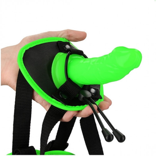 OUCH ARNeS CON STRAP ON Y BRILLO EN LA OSCURIDAD GLOW IN THE DARK