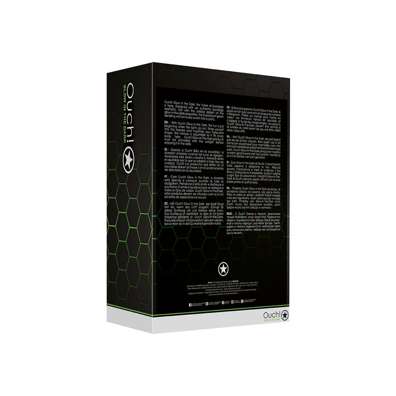 OUCH ARNeS DE GLADIADOR GLOW IN THE DARK